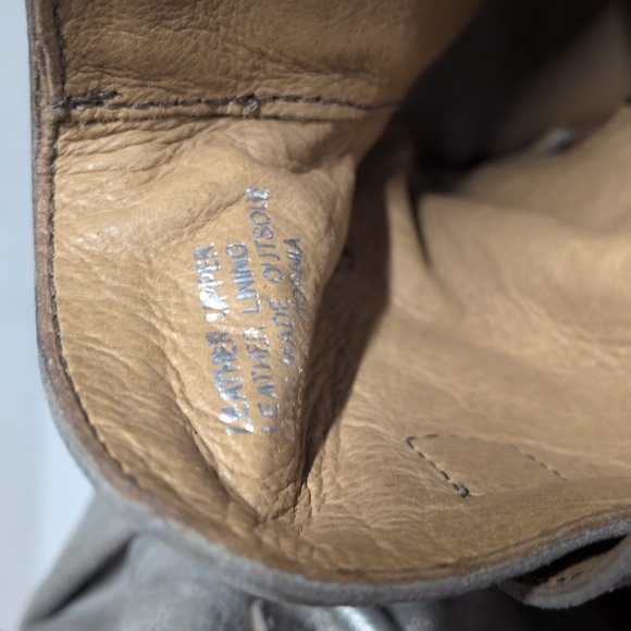 Miz Mooz Fallon Ankle Strap Metallic Gladiator Leather Sandal Size 9-9.5 (40) - Picture 8 of 9